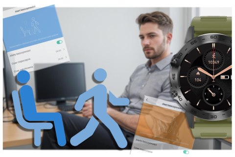SMARTWATCH MĘSKI GRAVITY GT9-12 - WYKONYWANIE POŁĄCZEŃ, CIŚNIENIOMIERZ (sg021l) SMARTWATCH MĘSKI GRAVITY GT9-12 - WYKONYWANIE POŁĄCZEŃ, CIŚNIENIOMIERZ (sg021l)